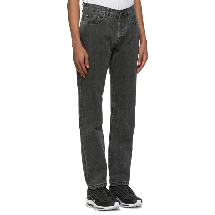 Black Tapered Jeans, $160 USD.