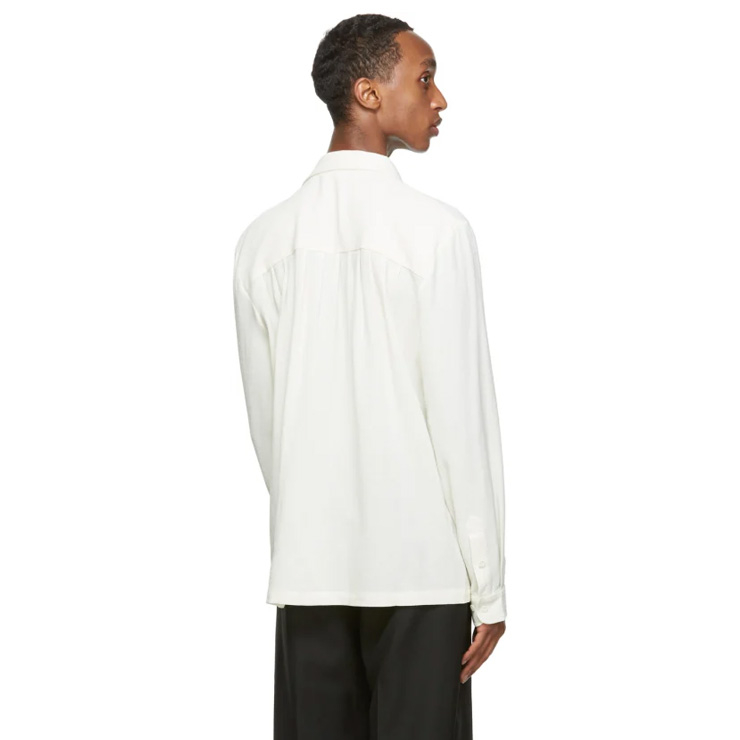 Off-White Wool Rampoua Shirt, $185 USD.