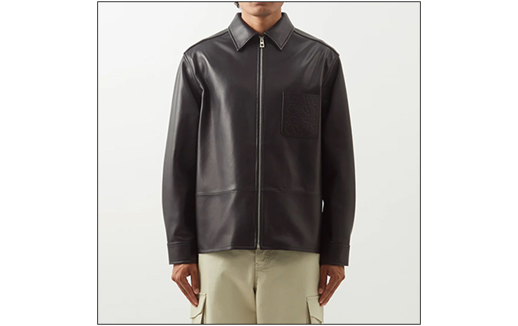 로에베 & 아나그램 가죽 재킷, $3,614 USD