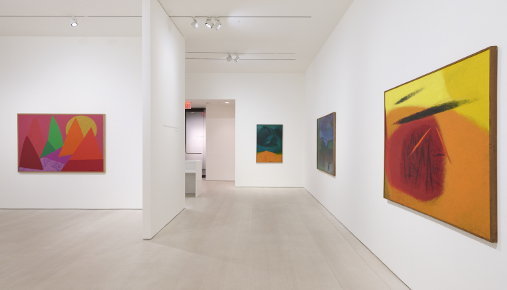 뉴욕 페이스 갤러리 본점에서 열린 <Yoo Youngkuk: Mountain Within> 전시의 설치 전경. @Yoo Yongkuk Courtesy Pace Gallery