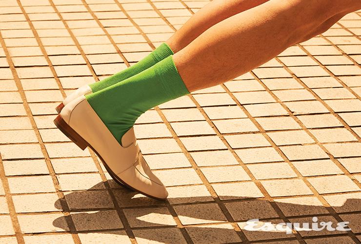 염소 가죽 소재 앙코라 슈즈 가격 미정 에르메스.