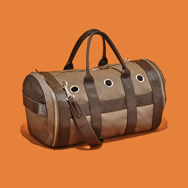 올리브 캔버스 펫 캐리어 가격 미정 에르메스.