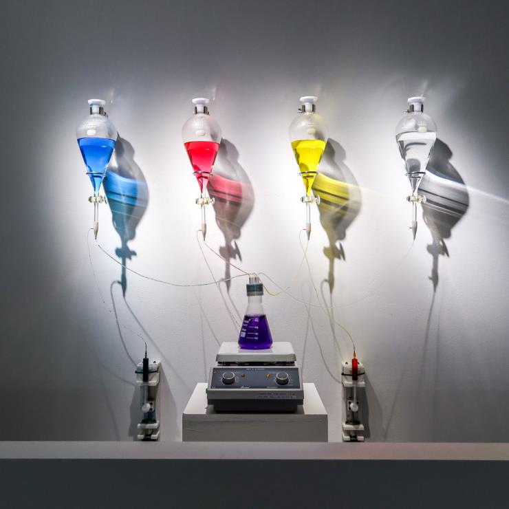 이모션 잉크를 추출하는 과정, 퓨처스리빙랩 네이버 예약 페이지.