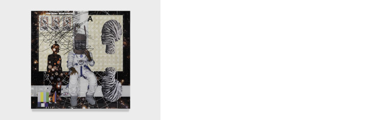 Tavares Strachan, ‘Self-portrait as King Oba with Zebra Alice’, 2023.