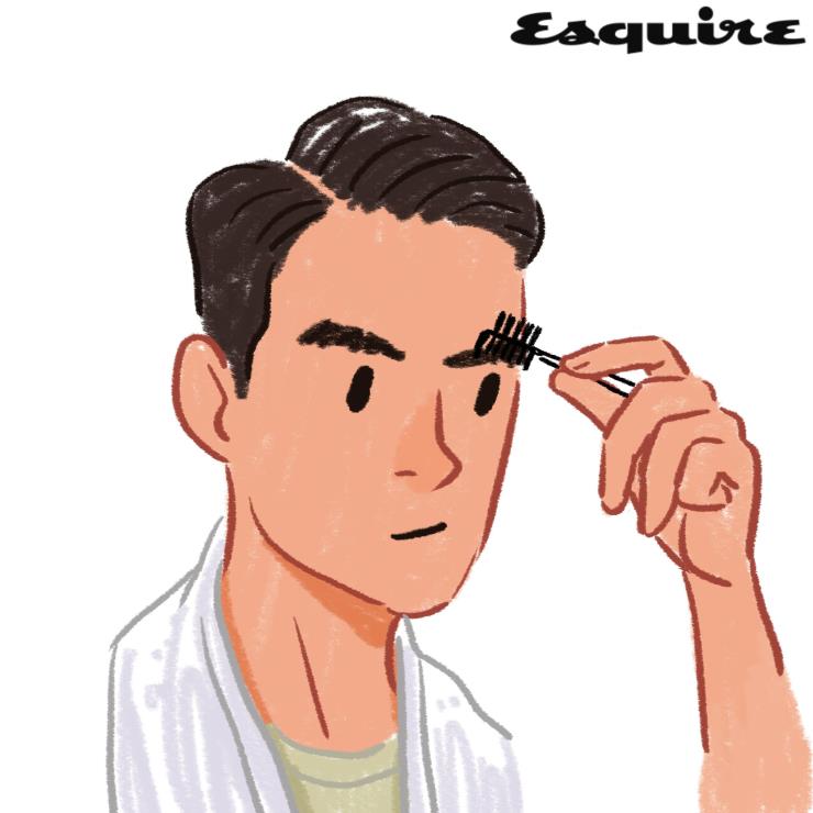 남자 눈썹 간편하게 정돈하는 방법 3