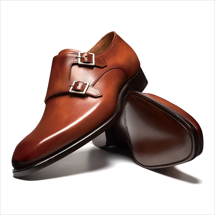 더블 몽크 스트랩의 정수를 보여주는 슈즈 45만8000원 카를로스 산토스 by 젠틀커브.