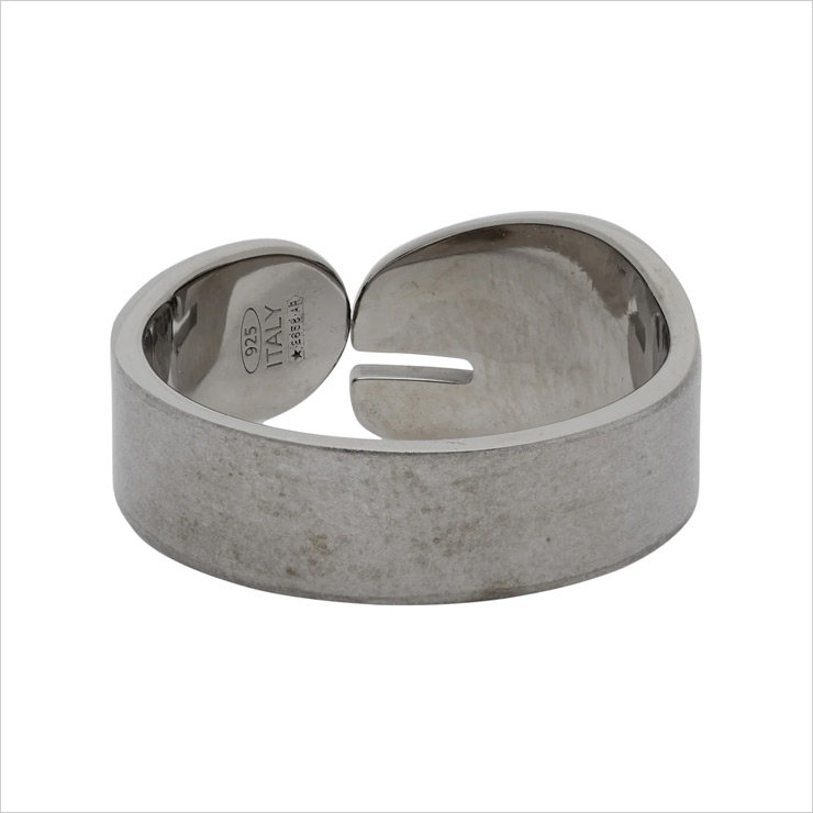 메종 마르지엘라 실버 타비 링, $340 USD