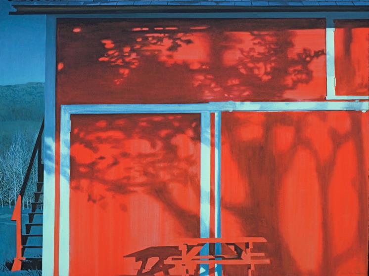 Tree Shadow w. Stairs, 1977, oil on canvas, 50x66&Prime; / 마이아트뮤지엄 제공