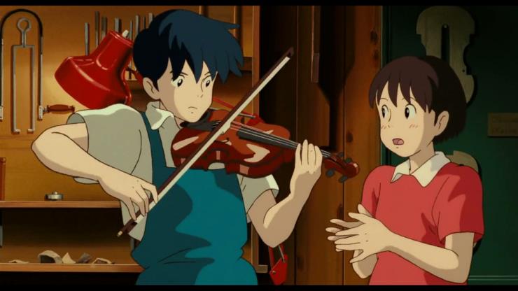 귀를 기울이면, 스튜디오 지브리